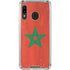 Morocco Flag Distressed Galaxy A30 Clear Case